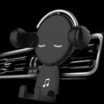 thumbnail image 2 of Support de téléphone universel pour grille d'aération de voiture, compatible avec tous les smartphones, noir, 2 of 4