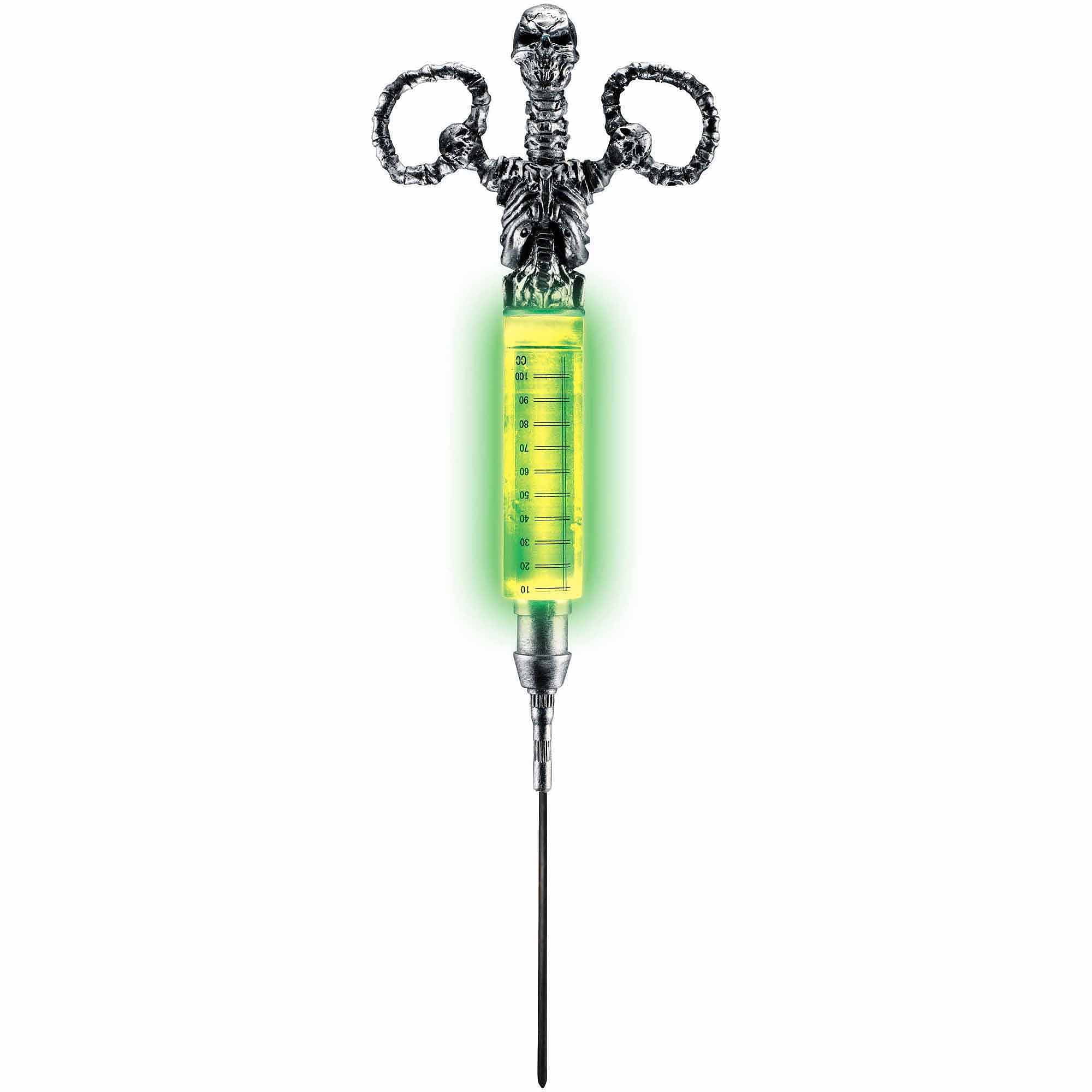 Radioactive Glowing Syringe Halloween Accessory