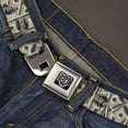 thumbnail image 2 of Buckle-Down Belt, Seatbelt Buckle Belt, Benjamins Stacked, 34 to 52 Inches, 2 of 9