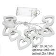 thumbnail image 2 of JLFNYA Fairy Lights Battery Operated,10 LED String Lights 10 Ft Heart Shaped Fairy Christmas Lights Battery Operated for Indoor & Outdoor,Party,Wedding and Holiday Decorations, 2 of 7