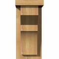 thumbnail image 2 of 5 1/2"W x 8"D x 12"H Monterey Smooth Corbel w/Backplate, Western Red Cedar, 2 of 9