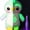 Green, variant on Yellow Fox Glow-in-The-Dark Plush with Light Pen, Soft & Cuddly Fox Plush Toys, Doodle Fox Stuffed Animal, Draw with Light and Create Magical Glow Artwork