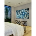 thumbnail image 3 of Blue Geode Bunch Painting Print on Wrapped Canvas, 3 of 7
