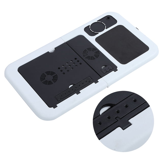 Bandeja Plegable Para Ordenador Portátil, PC, Cama, Sofá, Escritorio, Mesa Con Ventilador Frío, Marco Estable, Bandeja Deslizante Para Teclado Para Un Uso Conveniente