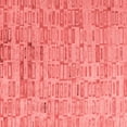 thumbnail image 1 of Ahgly Company Indoor Square Abstract Red Modern Area Rugs, 6' Square, 1 of 4