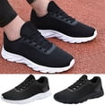 thumbnail image 2 of CHENge Men Running Shoes Trendy Lightweight Wide Width Flats Mens Walking Shoes Gym Workout Shoes Breathable Mesh Walking Sneakers, 2 of 9
