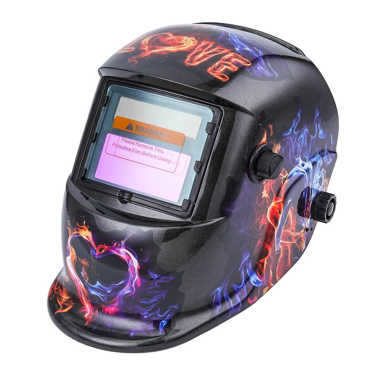 Welding Helmet, Solar Powered Auto Darkening Hood Lens Mask with