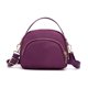 thumbnail image 1 of sac Bandoulire Pour Tlphone Pour Femme (violet), Sac Bandoulire Pour Fille En Nylon Avec Fermeture Clair, Portefeuille Mobile Fermeture Clair, 1 of 5