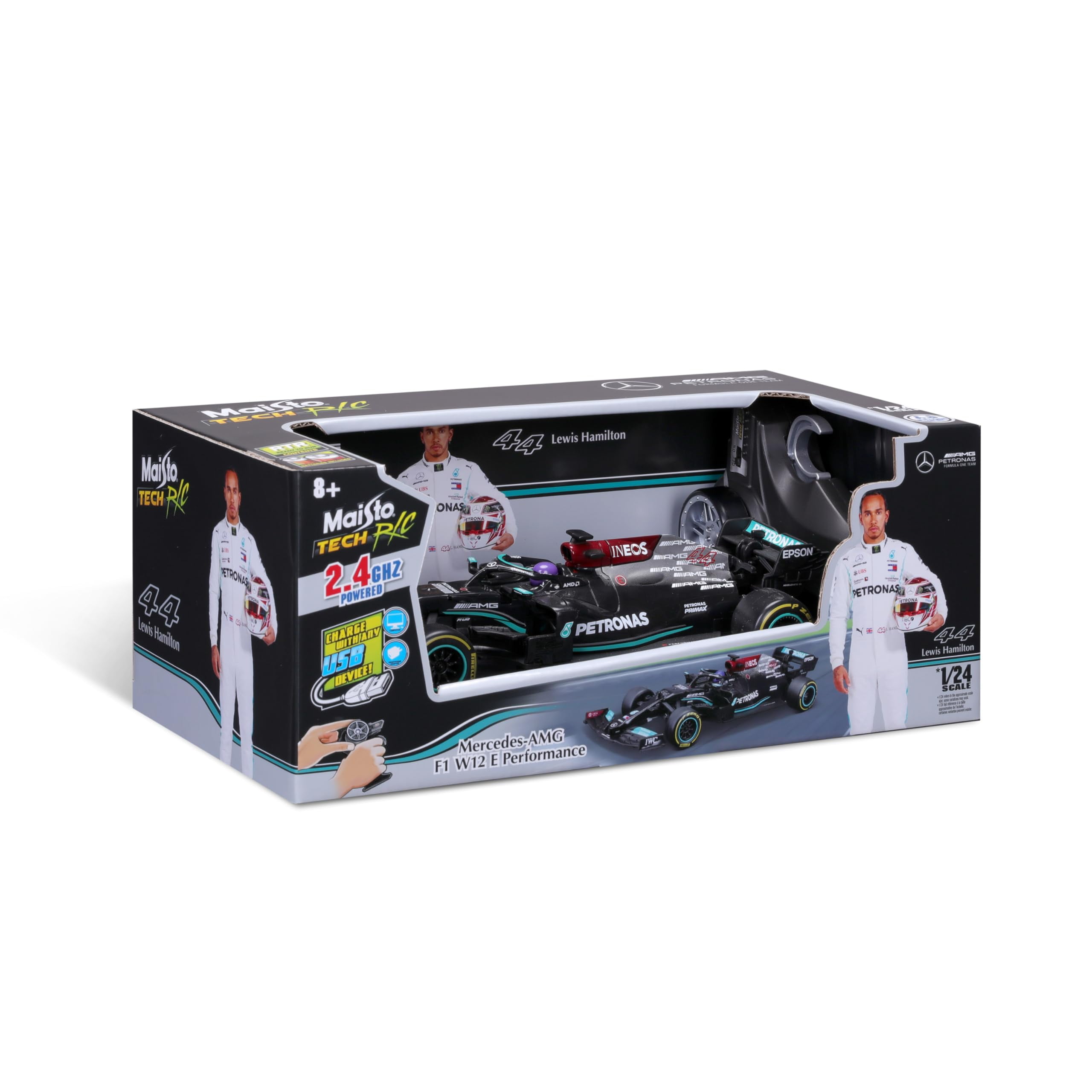 1:24th Mercedes AMG W12 Lewis Hamilton R/C - Walmart.com