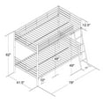thumbnail image 3 of Mainstays Twin over Twin Convertible Bunk Bed, 3 of 9