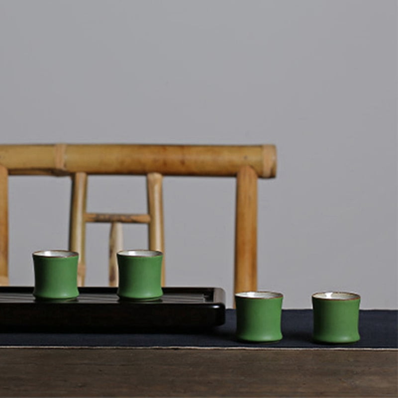 Rack Mug Cup Holder Bamboo Stand Coffee Tea Storage Kung Fu Tea Display