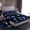 Blue Black, variant on jejeloiu Cute Butterfly Stars Bed Sheets,Flying Animal King Sheets,Blue Black Sheet Set For Kids,Ultra Soft Home Decor,4pcs