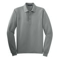 thumbnail image 5 of Port Authority Men's Long Sleeve Silk Touch Polo - K500LS, 5 of 6