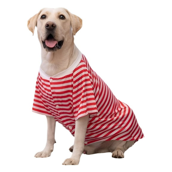 TELOLY Dog Shirt,Multiple Colors Dog Vest,Versatile Sizes Dog Shirt for Large Dogs,Red,XL