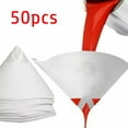 50Pcs Paint Strainers with 190 Mu Paint Filter, Fine Nylon Mesh Paint