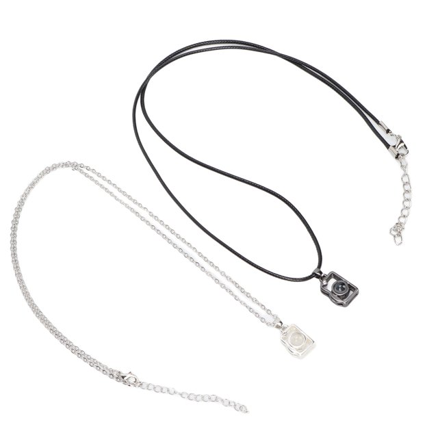Collar Magnético, Accesorios De Joyería, Regalo De Vacaciones, Longitud De Aleación Firme, Collar Con Colgante De Cámara Ajustable Para El Día De San Valentín Para Fiestas De ANGGREK No