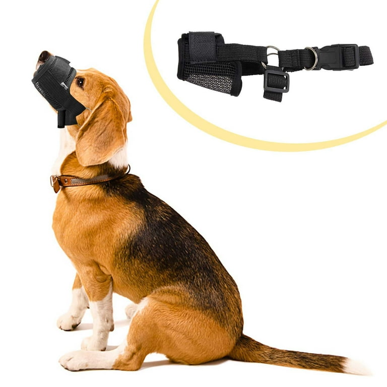 Weerihhol Pet Supplies plus Card Soft Breathable Muzzle For Small Medium And Large Dogs Nylon Adjustable Dog Muzzle To Biting Suitable For Grooming And Nail Trimming Walmart