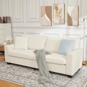 Yeshouse Oversized 83 Loveseat Sofa, Modern Deep Seat Couch with Removable Cover, Wide Arms, Cloud Plush Comfort