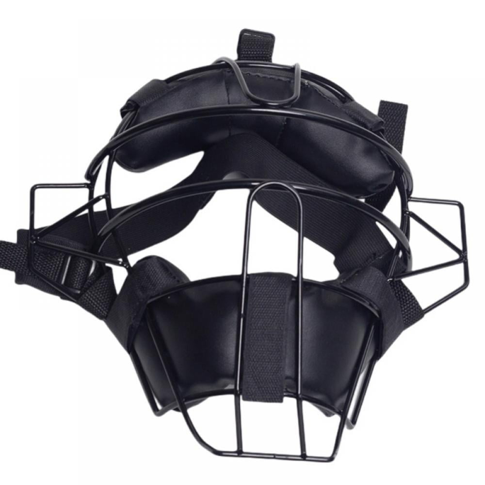 Baseball Softball Catcher Masks Protective Gear, Softball Defensive Fielder  Face Mask,Durable Safety Fielder Head Guard Softball Batting Helmet for