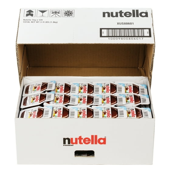(Price/Case)Nutella Hazelnut Portion Control Coppetta 120-.52 Ounce