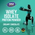 thumbnail image 4 of Proteína en polvo NOW Foods Whey Isolate Chocolate 816g, 4 of 5