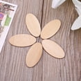 thumbnail image 6 of WINDLAND 10/20/30pcs Oval Wooden Slices Chips Unfinished Cutout Name Tags DIY Scrapbooking Arts Crafts Projects, 6 of 15