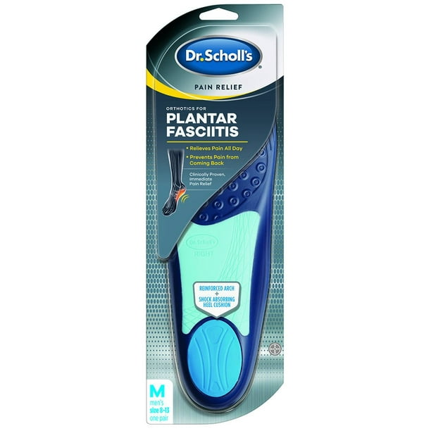 3 Pack Dr Scholls Pain Relief Orthotics Plantar Fasciitis Mens 813, 1