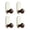 White1#,4 Pcs, variant on 4 Pcs Faux Walnut Look Wall Hooks,Round Wood Grain Knob Hangers,No Drill Self Adhesive Single Coat Hooks,Wall Mounted Towel Hooks for Hats,Bags,Keys,Bathroom,Bedroom,Entryway and Behind Door