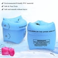 thumbnail image 3 of Swimming Armbands for Adults Thickened Swimming Arm Floats Pool Arm Floats Pool Arm Bands for Swimming Bands for Adults Roll Up Armbands Swim Floater Swimming Arm Float Rings，Blue, 3 of 5