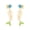 Color 01, variant on Whimsical 14k Gold Plated Colorful Enamel Fish Bone Drop Earrings, Trendy Women's Ocean Jewelry Gift