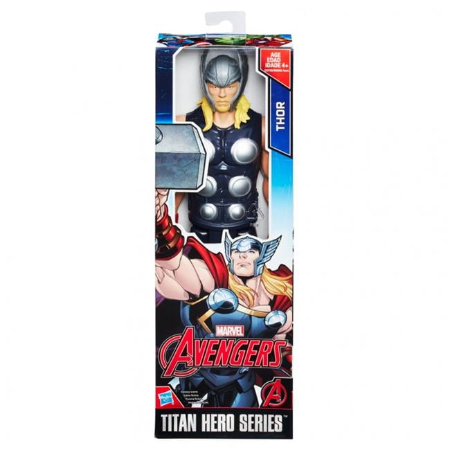 Hasbro HSBC0758 12 in. Marvel Titan Hero Series Thor Figure - 8 Count - Walmart.com - Walmart.com