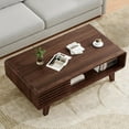 thumbnail image 3 of STARY Coffee Table, Living Room Tables, Modern Table with Storage, Mid Century Farmhouse Wood Coffee Table for Living Room, 3 of 7