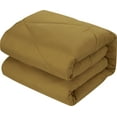 thumbnail image 2 of Lanco Comforter Set Yellow Microfiber Comforter, Full/Queen (3 Count), 2 of 3