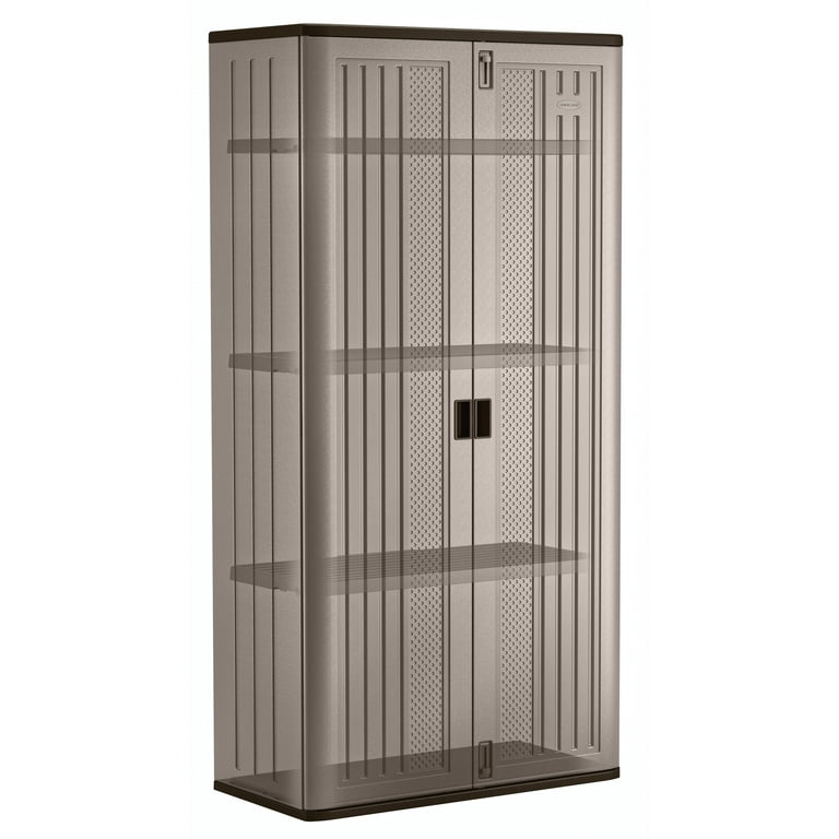 Suncast 80 Tall Resin Storage Cabinet