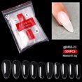 thumbnail image 1 of 500 Uds. Uñas de bailarina largas transparentes sin arrugas uñas postizas de cubierta completa transparentes para arte de uñas Diy, 1 of 4