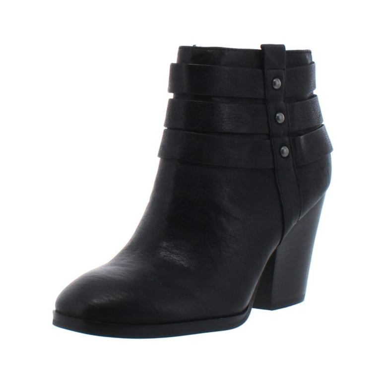 Isola Womens Levina Leather Block Heel Ankle Boots Walmart