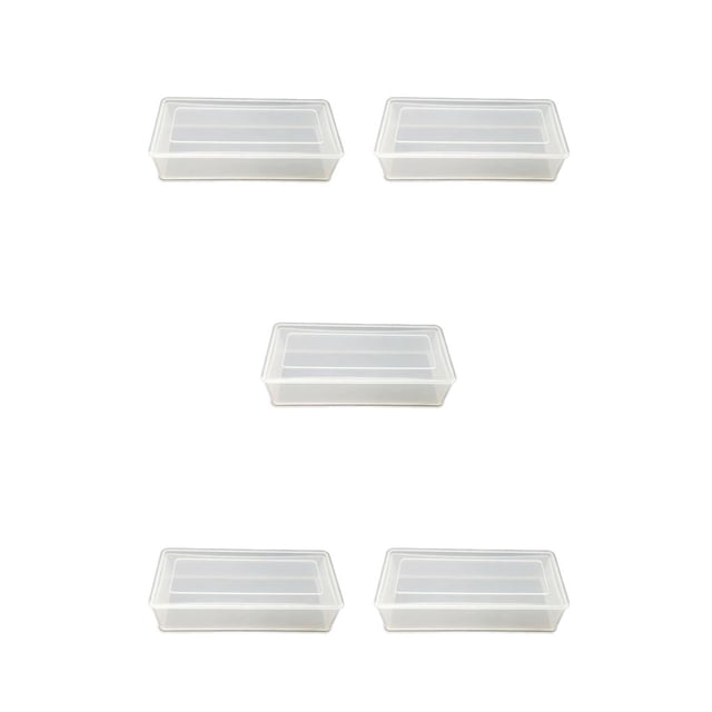 Advancent Coin Storage Boxes Rectangular Plastic Specie Holders Collectibles Container Scratch-Resistance Shop Coins Desktop Home Supplies Type2
