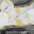 thumbnail image 7 of Black Marble Throw Pillow Cover 20 x 36 Inch Decorative Pillow Cover Modern Gradient Abstract Waves Texture Lumbar Pillowcase Seasonal Rectangle Cushion Case for Couch Sofa Bed Living Room, 7 of 7