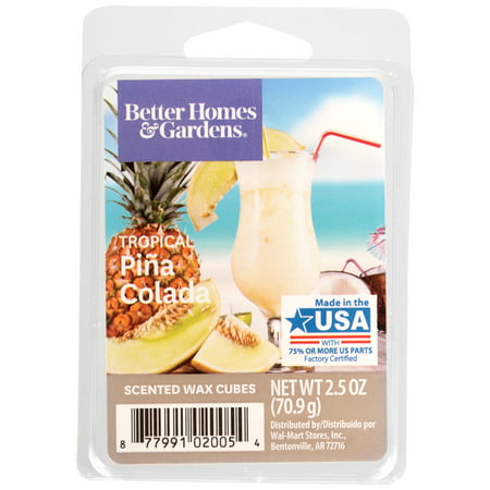 Better Homes & Gardens 2.5 oz Tropical Pina Colada Scented Wax