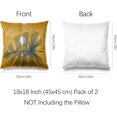 thumbnail image 2 of lkijhrd Decorative Square Throw Pillow Covers Farmhouse Cushion Cases Designed of Boho  Made of Polyester Blend. Pack of 2  18x18 Inch. Patterned for Sofa, 2 of 7