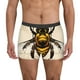 thumbnail image 1 of Balery Honey Bee Calzoncillos bóxer para hombre, ropa interior de algodón suave y transpirable con cinturilla de nailon-Large, 1 of 5