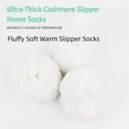 thumbnail image 4 of Ultra-Thick Slipper Home Socks,Non-Slip Fluffy Soft Warm Slipper Socks for Indoor Home Women Men, 4 of 7