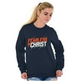 thumbnail image 4 of Christian Fearless in Christ Jesus Sweatshirt for Men or Women Brisco Brands S, 4 of 6