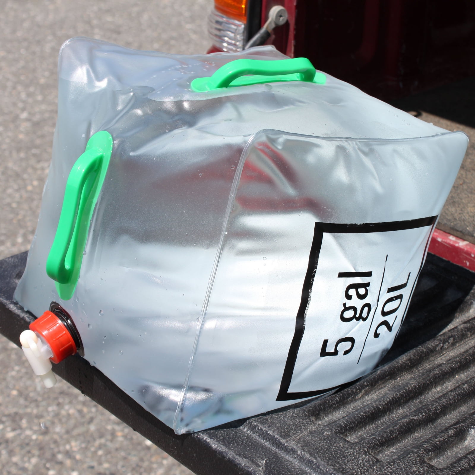 ASR Outdoor Portable Collapsible Reusable Camping Travel Water Dispenser Water Storage, 5 Gallon