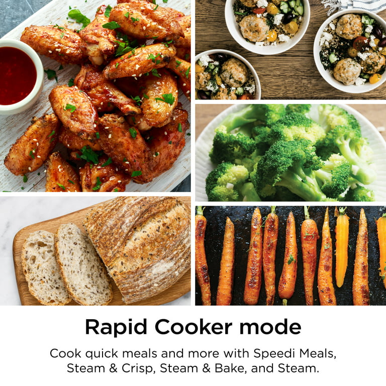 Ninja Speedi Rapid Cooker & Air Fryer, SF300, 6-Qt. Capacity, 10-in-1  Functionality, Meal Maker, Sea Salt Gray