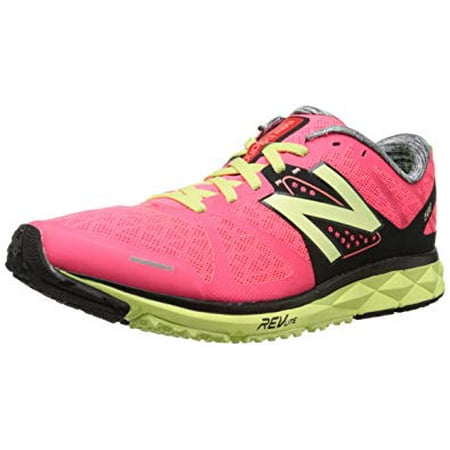 New Balance Women's W1500 Stability Running Shoe, Pink/Yellow, 10 B US