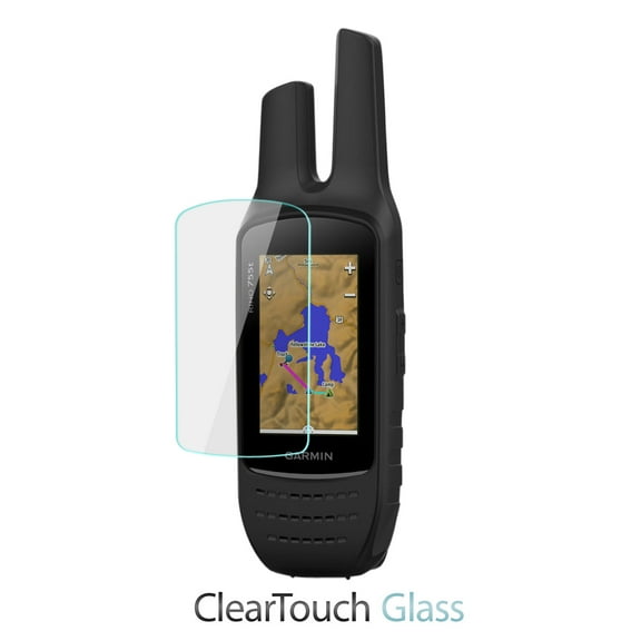 Garmin Rino 755t Screen Protector, BoxWave® [ClearTouch Glass] 9H Tempered Glass Screen Protection for Garmin Rino 755t, 750