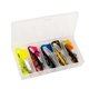 thumbnail image 1 of Señuelos de pesca,Kit de señuelos de pesca de cebos blandos Swimbait con caja,Mini señuelo de pesca Tackle Paddle Tail Crankbait,Señuelos de pesca de buceo hundidos en 3D con gancho,Soft, 1 of 9