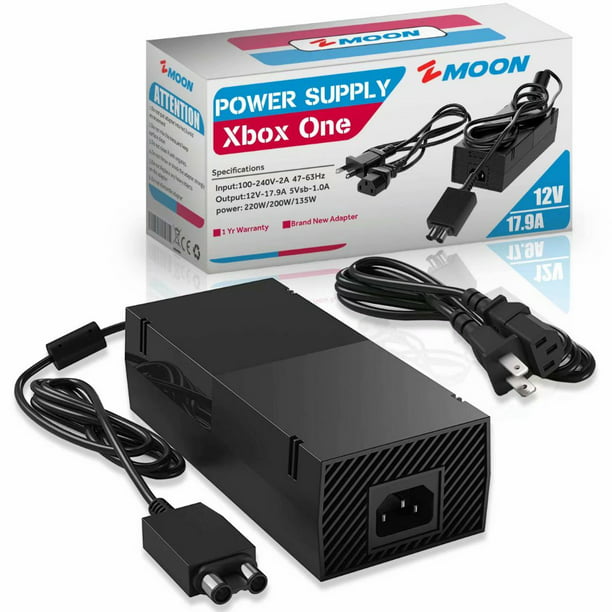 Soeverein Met andere bands Verminderen Xbox One Power Supply Xbox One Power Brick Power Box Block Replacement  Adapter AC Power Cord Cable for Microsoft Xbox One 220W 135W - Walmart.com