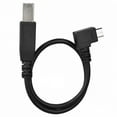thumbnail image 3 of Chenyang CY Left Angled 90 Degree Micro USB OTG to Standard B Type Printer Scanner Hard Disk Cable 60cm Cable, 3 of 7